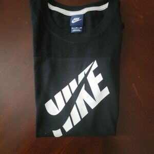 Nike Black Mesh Muscle Workout T-Shirt